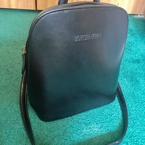 Leather Crossbody Backpack